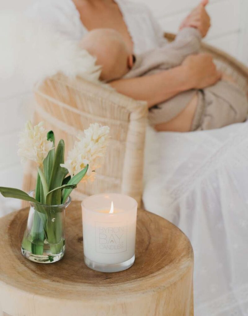 A24I0420 Harmony (pure essential oils of sweet orange, ylang ylang and rose geranium) Large 50 Hour Pure Soy Candle - 100% pure essential oils