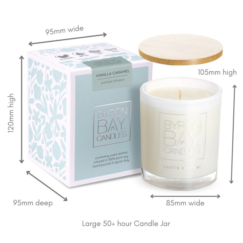 Vanilla Caramel - Large 50 Hour Pure Soy Candle
