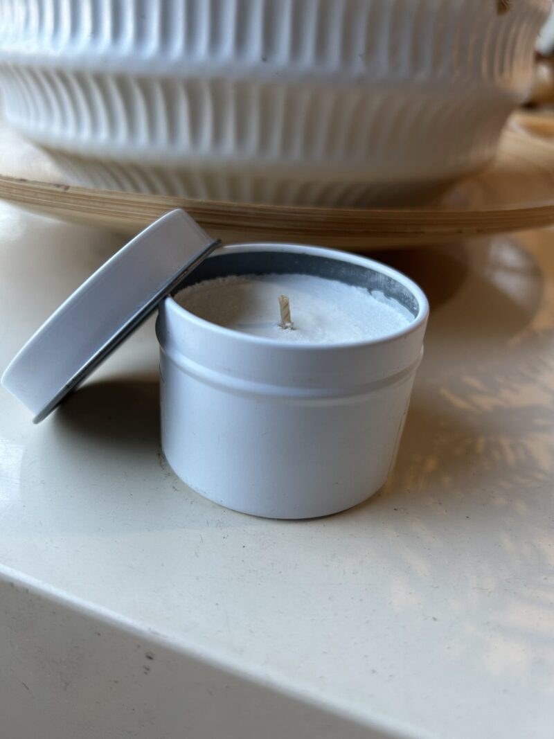All your favourite Byron Bay Candles scents in mini tins